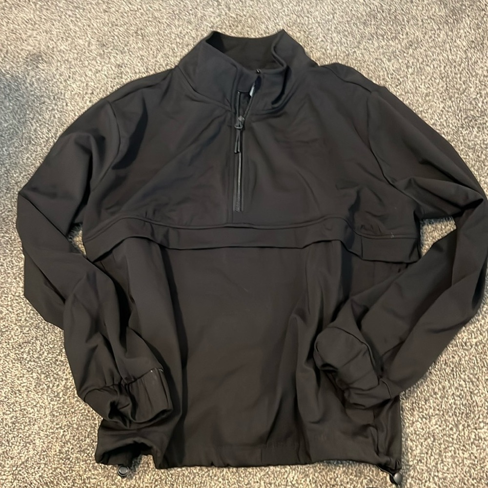 Quarter zip athletic jacket